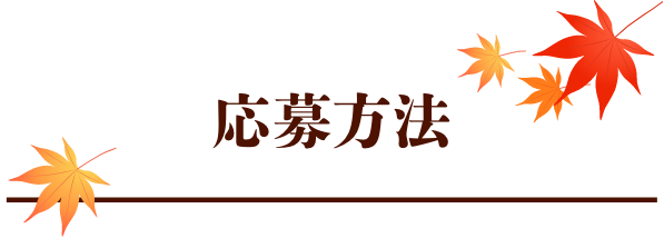 応募について